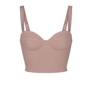 🆕 SKIMS Cotton Rib Picot Cropped Cami